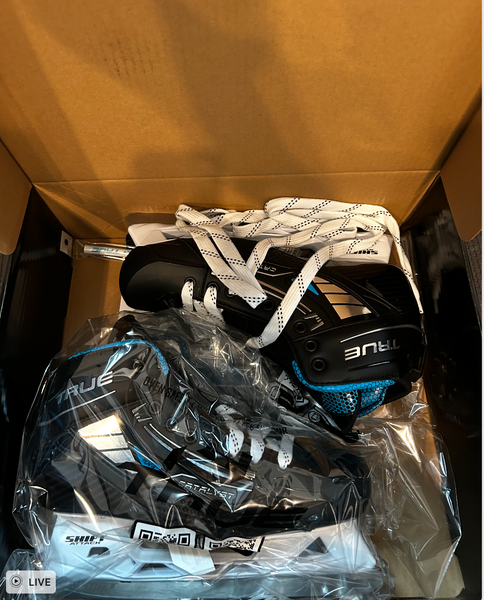 True Catalyst 5X4 Hockey Goalie Skates Regular Width 9 (New)