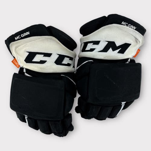 Pro Stock Used 14" CCM HGPJSPP JetSpeed Wilkes-Barre/Scranton Pittsburgh Penguins Hockey Gloves