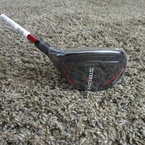 NEW MEN'S LH TAYLORMADE STEALTH 2 HD 20* #3 RESCUE HYBRID SPEEDER NX 50 REGULAR FLEX + HEAD COVER