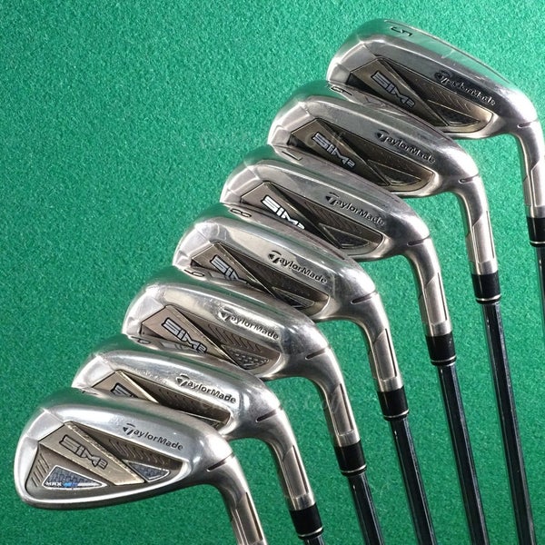 TaylorMade SIM2 MAX 5-AW Iron Set KBS Max MT 85 Steel Regular