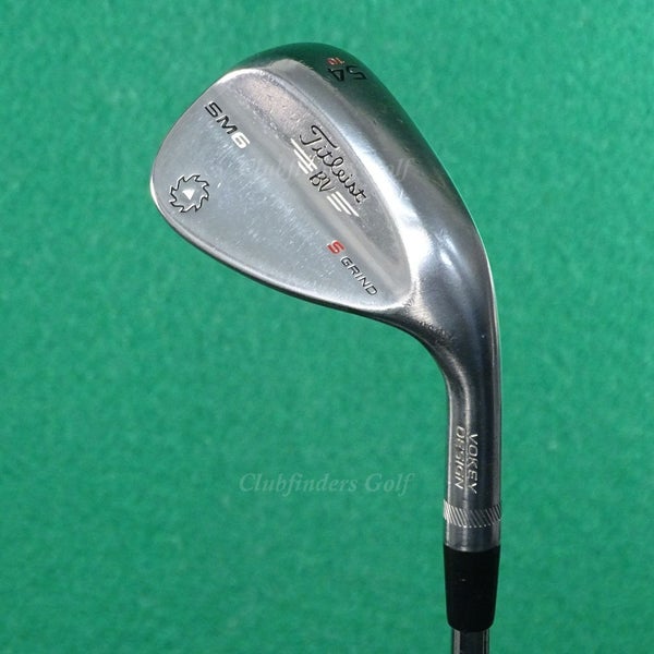 Titleist Vokey SM6 Chrome 54-10S 54 Sand Wedge Vokey Design Steel Wedge Flex
