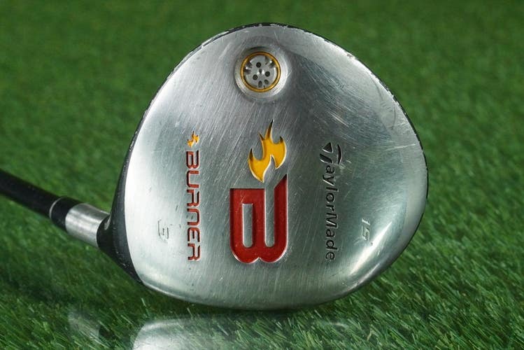 TAYLORMADE BURNER 3 WOOD FAIRWAY REAX GRAPHITE REGULAR FLEX 15 RH ~ LOOK!!