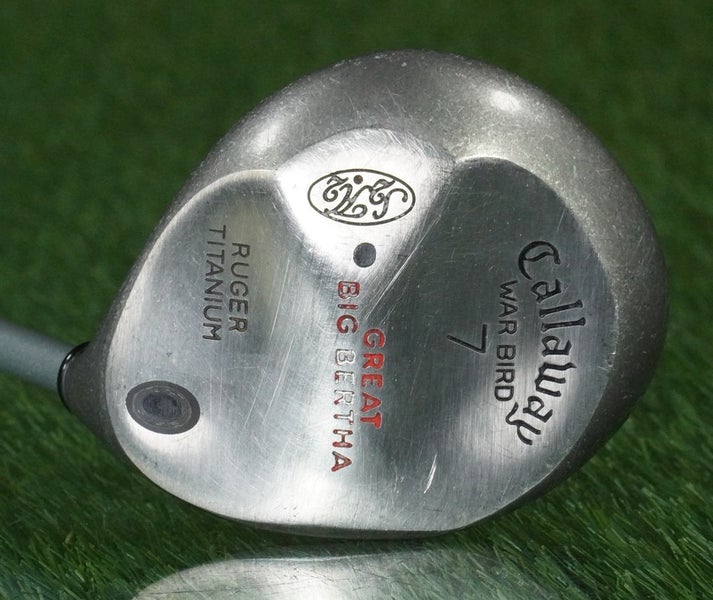 CALLAWAY WAR BIRD GREAT BIG BERTHA 7 WOOD RUGER TITANIUM S2H2 FAIRWAY REGULAR RH