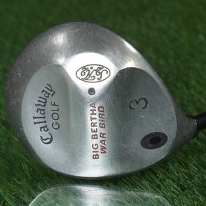 CALLAWAY BIG BERTHA WAR BIRD 3 WOOD S2H2 FAIRWAY RCH 96 SERIES REGULAR LEFT LH