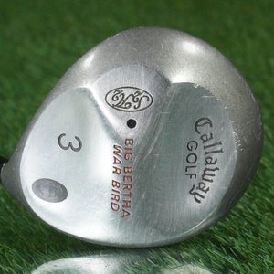 CALLAWAY BIG BERTHA WAR BIRD 3 WOOD S2H2 FAIRWAY RCH 96 SERIES REGULAR FLEX RH