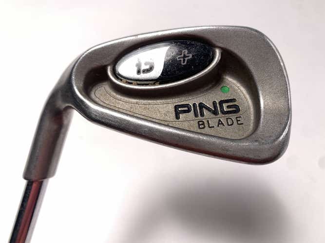 Ping i3 + Blade Single 7 Iron Green Dot 2* Up Regular Steel Mens LH Midsize Grip