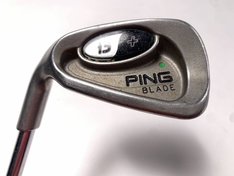 Ping i3 + Blade Single 7 Iron Green Dot 2* Up Regular Steel Mens LH Midsize Grip