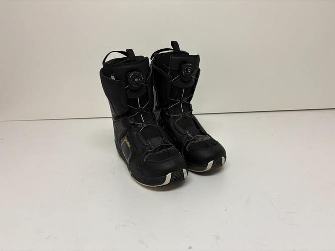 Salomon Faction Boa-Coiler Black All-Mountain snowboard Boots US mens 10.6 EU 44