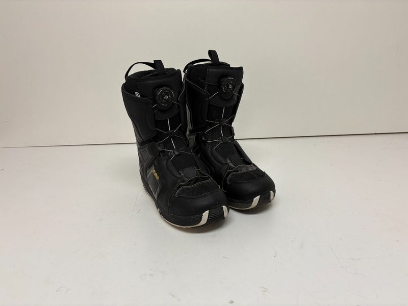 Salomon Faction Boa-Coiler Black All-Mountain snowboard Boots US mens 10.6 EU 44