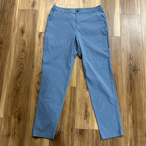 Lululemon Commission Slim Fit Warpstreme Performance Athletic Pants, Blue, 34
