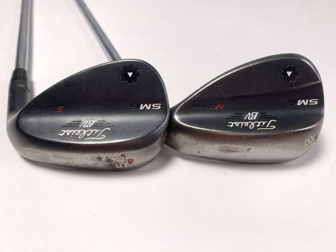 Titleist Vokey SM6 Steel Grey Wedge Set 54* 10  | 58* 8 DG S200 Stiff Mens RH