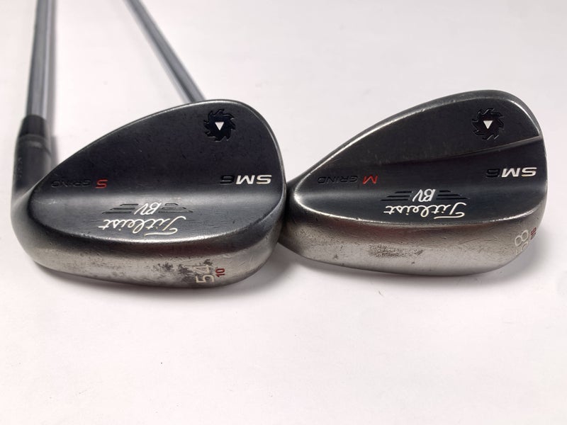 Titleist Vokey SM6 Steel Grey Wedge Set 54* 10  | 58* 8 DG S200 Stiff Mens RH