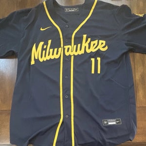 Jackson Chourio Milwaukee Brewers Jersey Adult XL NWT