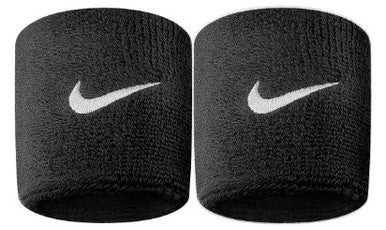 New Nike Wristbands Black 11706-NIKN1012405BLK