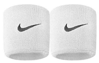 New Nike Wristbands White 11706-NIKN1012405WHT