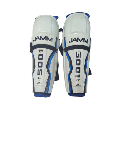 Used JAMM 5001R Junior Shin Guards White 9" 11833-S000165581