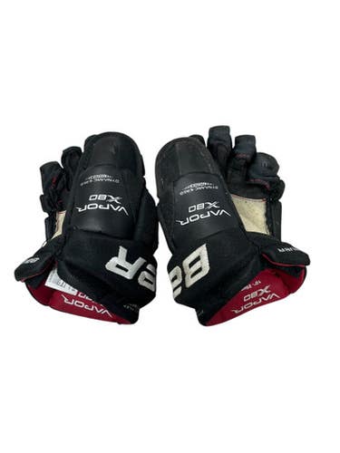 Used Bauer VAPOR X80 Youth Gloves Black 10" 11833-S000165583