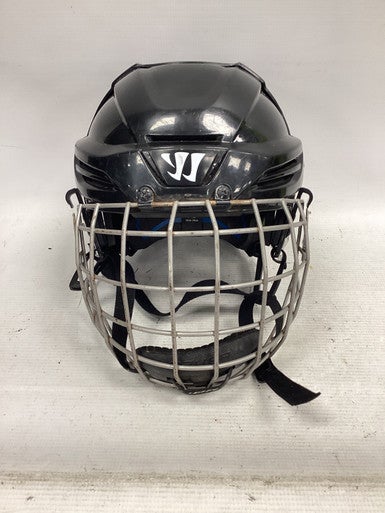 Used Warrior COACHES HELMET Helmet Cage Combo Black One Size 11851-S000037054