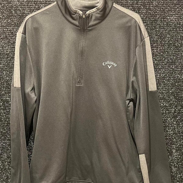 Callaway Men’s Black Pullover Quarter Zip (Size Large)