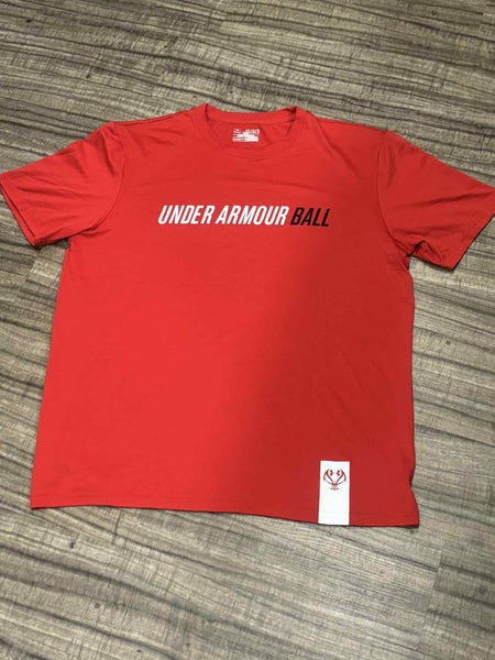 Under Armour Basketball Heat Gear Short Sleeve Shirt, Size Adult Large