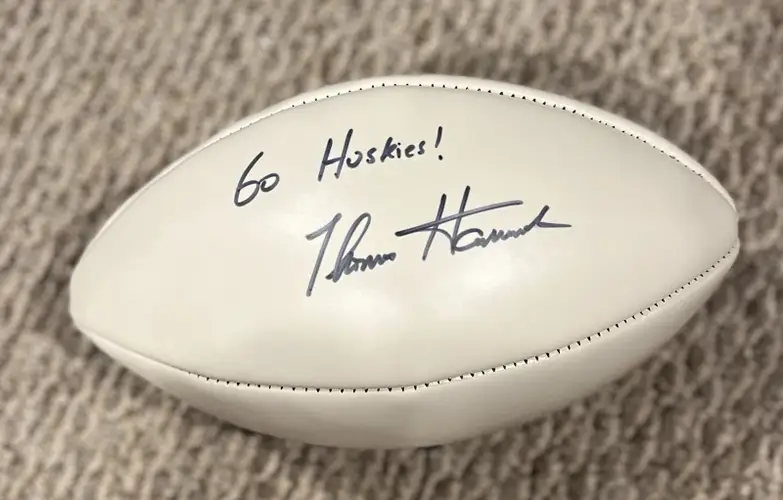 Signed Thomas Hammock (NIU Football Head Coach) Football