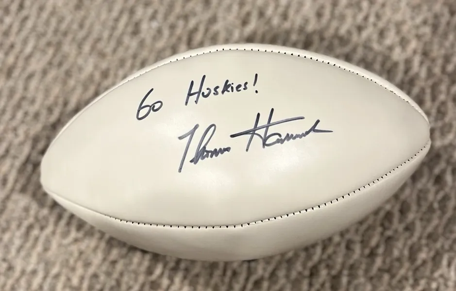 Signed Thomas Hammock (NIU Football Head Coach) Football