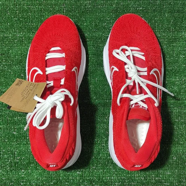 Nike Air Zoom GT Hustle 3 TB Promo Mens 17 Red White Basketball Shoes HM0268-600 Nike Air Zoom GT Hustle 3 Promo White Red Basketball Shoes  main image 3
