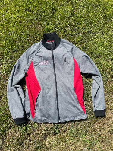 NMH School Basketball Jordan track Jacket size Large