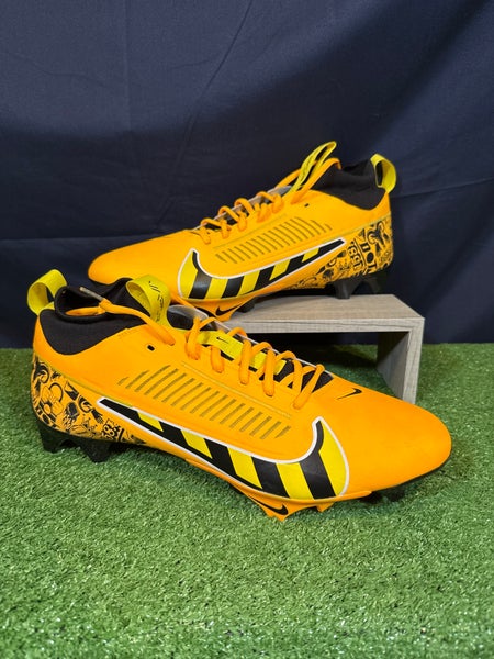 New Nike Vapor Edge Pro 360 2 Laser Orange/Black/Opti-Yellow Men’s sz 15 Molded Football Cleats
