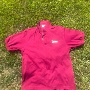 Vintage UMass athletics polo shirt XL