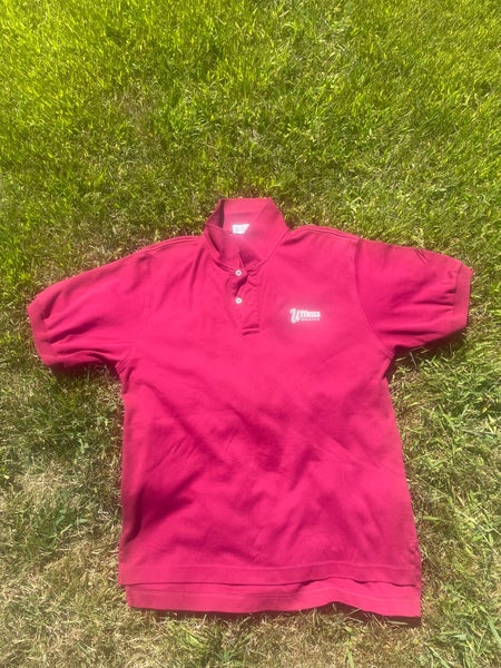 Vintage UMass athletics polo shirt XL