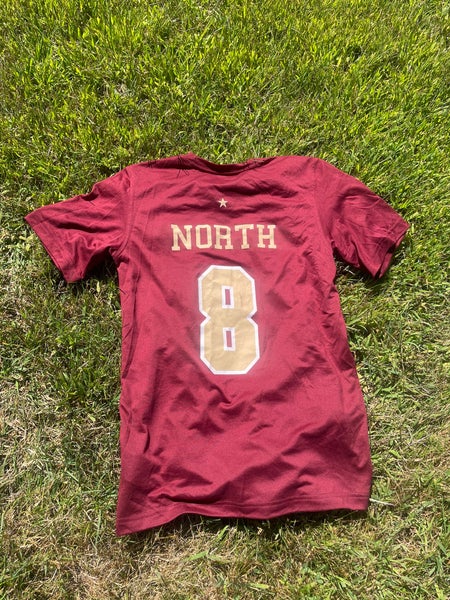 Charlotte North Boston college women’s lacrosse jersey shirt small new balance