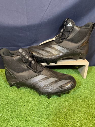 New Adidas Adizero Chaos Exotic Speed Sz 12 High Top Lineman Molded Football Cleats