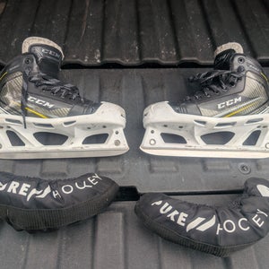 CCM Tacks 9060 Hockey Goalie Skates Regular Width Size 5 (Used)