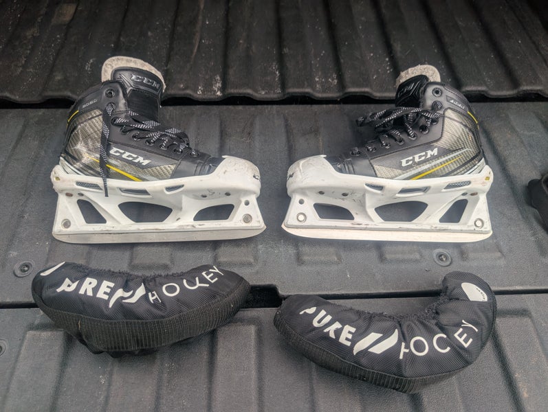 CCM Tacks 9060 Hockey Goalie Skates Regular Width Size 5 (Used)