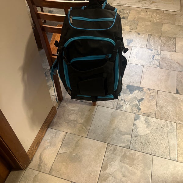 Black and Turquoise Kids Unisex Large/Extra Large Easton softball/baseball equipment bag