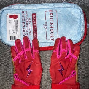 BRUCE BOLT BADER SERIES!! Small Batting Gloves (Like New)