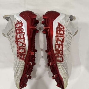 White Men's Size M 11.5 (W 12.5) Adult Adidas Low Top Turf Cleats (Used)