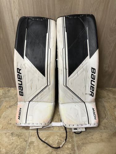 Small 2024 Bauer MACH Goalie Leg Pads Pro Stock (Used)