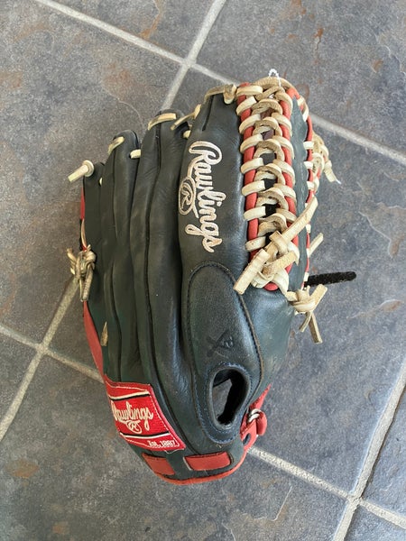 Blue Rawlings Gold Glove Gamer Series RH Baseball Glove 12.75" (Used)