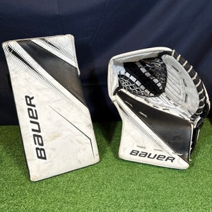 Bauer Supreme S29 Intermediate Regular Goalie Glove & Blocker Combo