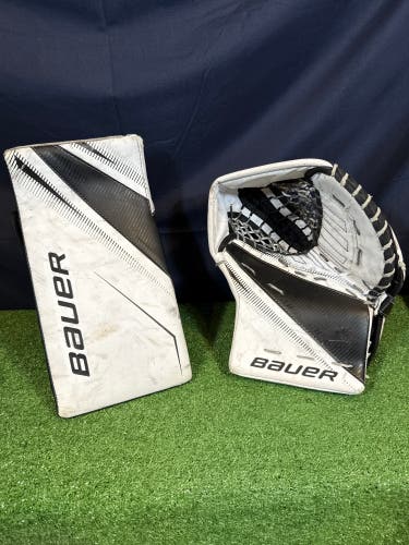 Bauer Supreme S29 Intermediate Regular Goalie Glove & Blocker Combo