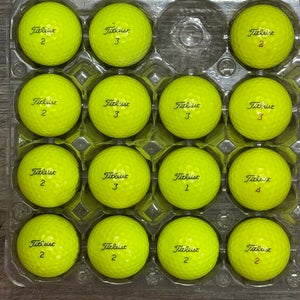 15 Titleist Pro V1 / Pro V1x Yellow Golf Balls - 5A Condition
