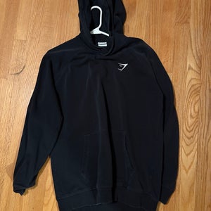 Black Men's Gymshark Medium Sweatshirt (Used)
