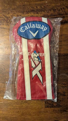 Callaway XR Driver Golf Head Cover Red / White / Blue BRAND NEW