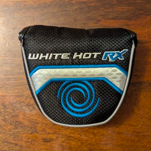 Odyssey White Hot RX Mallet Putter Head Cover Black/Blue New