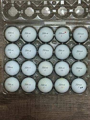 20 Titleist Pro V1x Golf Balls - 5A MINT CONDITION ONLY