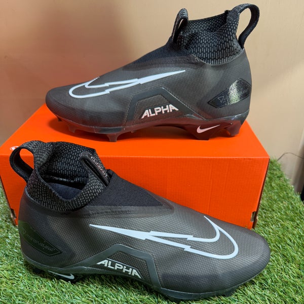 Nike Alpha Menace Elite 3 P PE Football Cleats Black DM1792-004 Mens 12.5 NEW