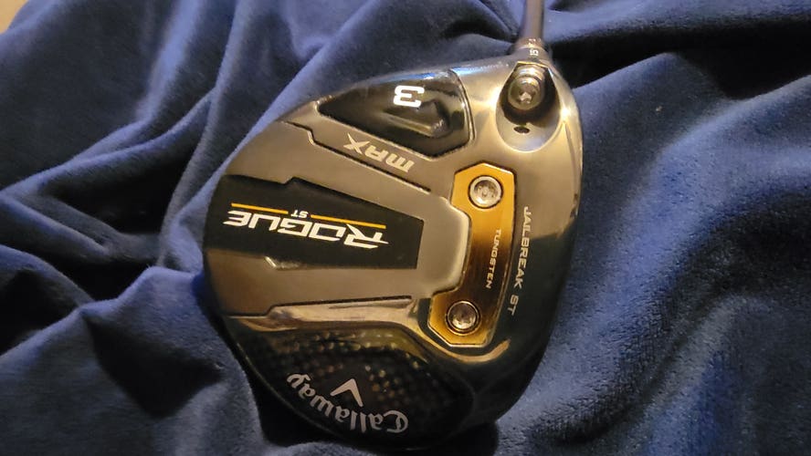 Men's Callaway Rogue ST Max Left Hand Fairway Wood Regular Flex 3 Wood (Used)