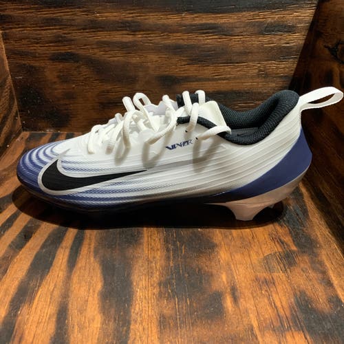 Men's Nike Vapor Speed 3 White Midnight Navy Football Cleats HM8849-103 Size 8.5
